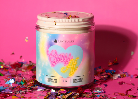 Gay Af - LGBTQ+ Candle