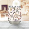 Spring Botanical Stemless Wine Tumbler