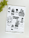 Surrounded by Pricks Cotton Kitchen Towel